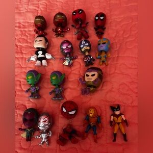 Superhero Action Figure Set - Multicolor Nico mini bobbleheads